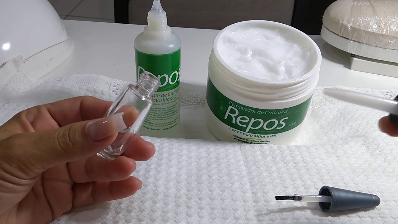 Removedor de cutícula REPOS 2 em 1!