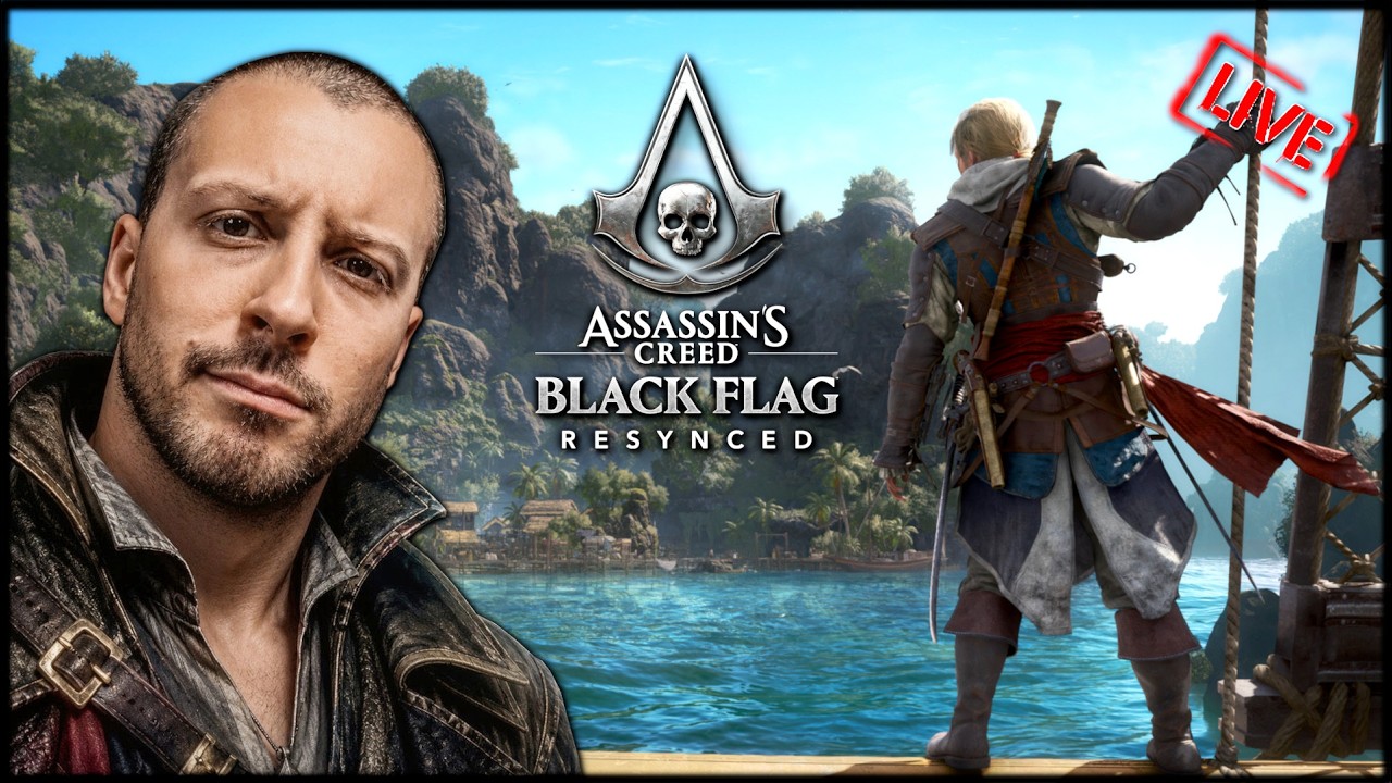 Assassin's Creed Black Flag Resynced 🌴 Odc.2 🔴 [NA ŻYWO]