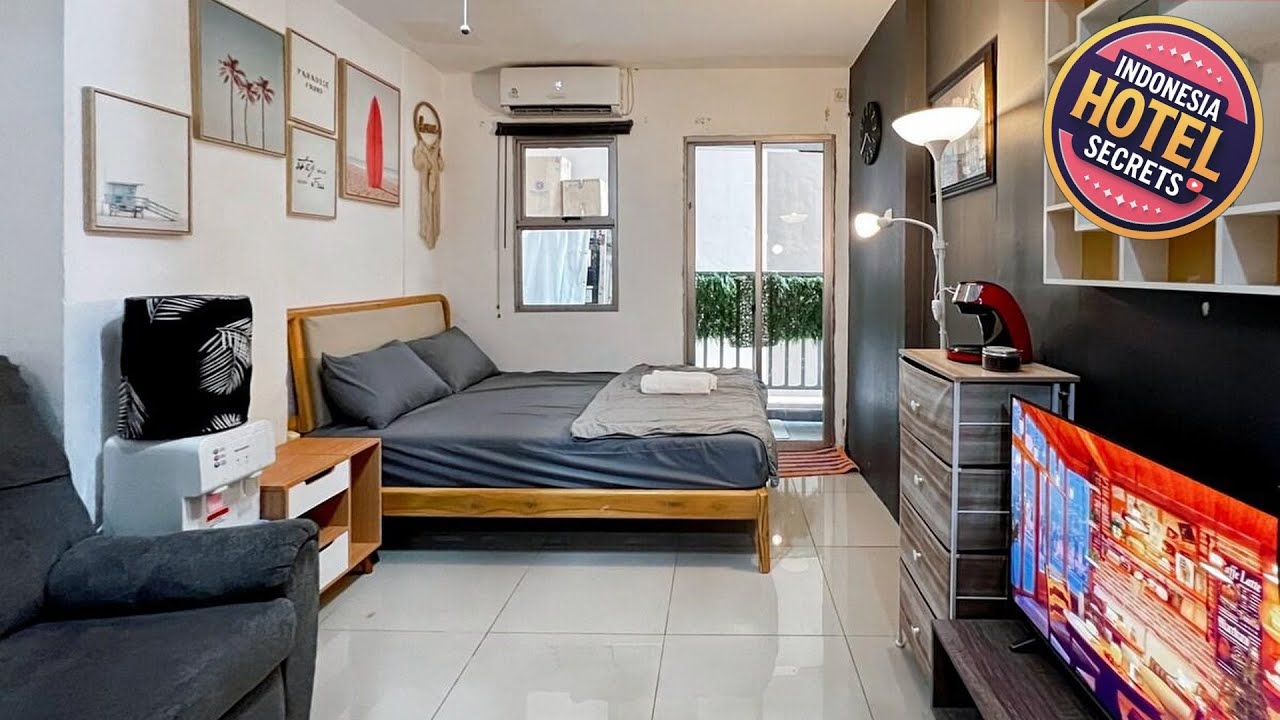Cozy & Modern Apt Studio w/ Wi-Fi, Netflix & Pool | Jakarta, Indonesia | Hotel Review 🏩