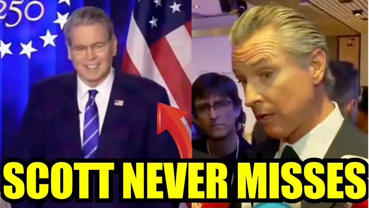 BOOM! Scott Bessent Just PUMMELED Gavin Newsom in Davos 🤣🤣