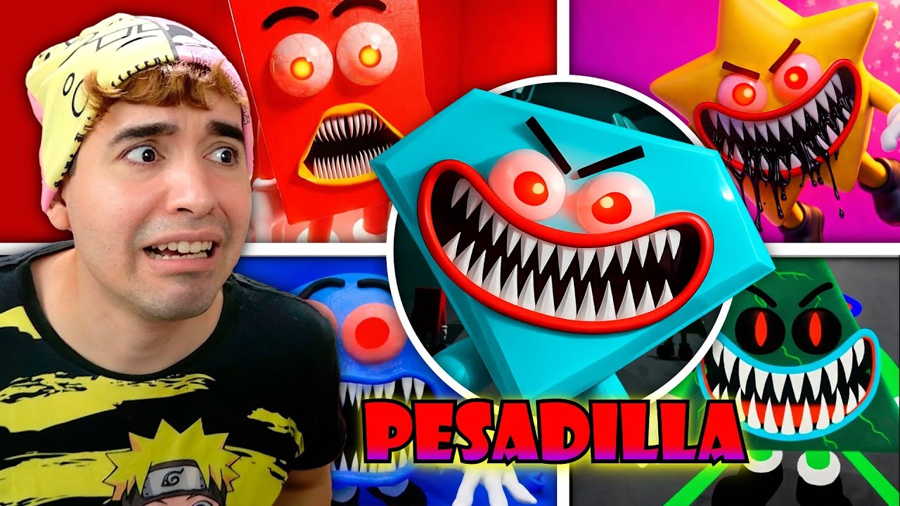 ENCONTRÉ a las FIGURAS en MODO PESADILLA! + SECRETOS 😨 SAVE THE SHAPES