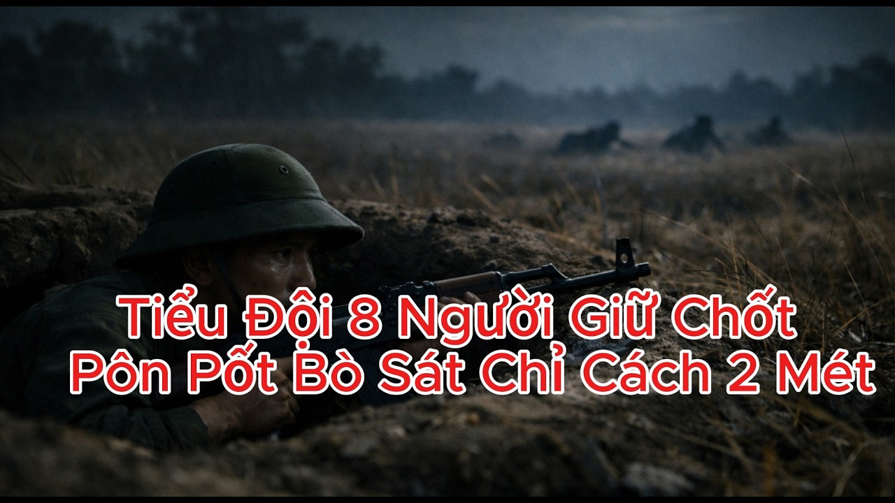 Tiểu Đội 8 Người Giữ Chốt Giữa Đồng Trống – Pôn Pốt Bò Sát Chỉ Cách 20 Mét#KýỨcChiếnTrường