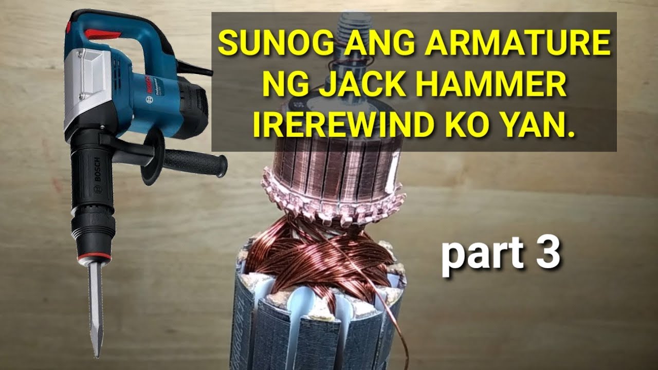Armature rewinding (tagalog) part 3