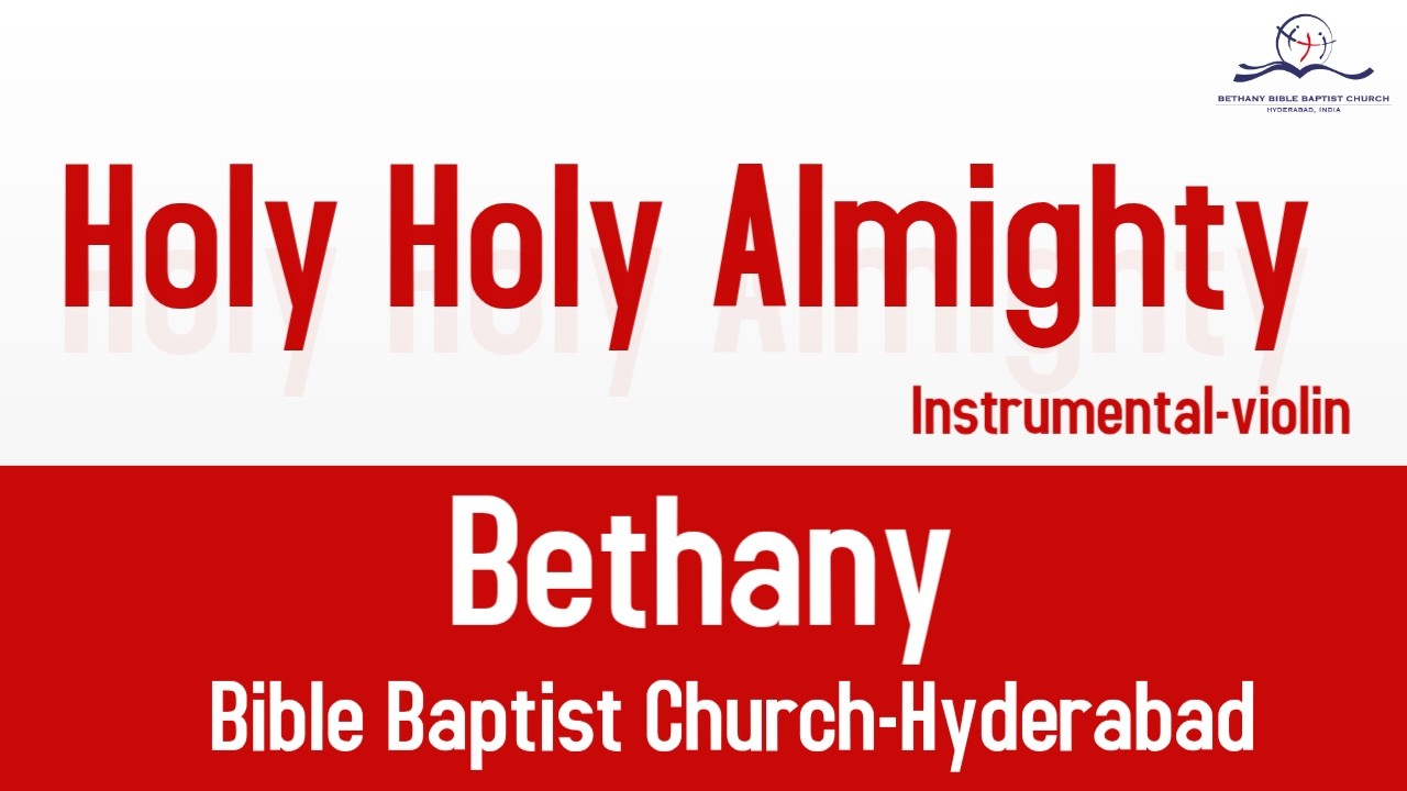 Holy, holy, holy! Lord God Almighty II By Jessica.