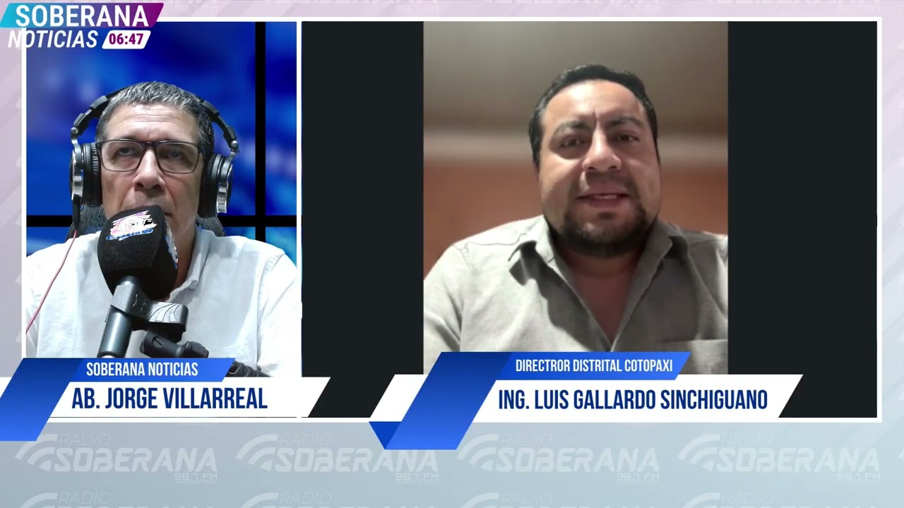 Licitación Construcción Variante sector Sarahugsa-Via La Mana-Zumbahua. En Radio Soberana 98.7 FM