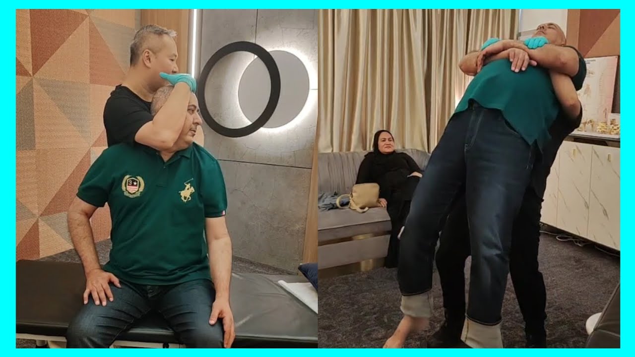 Chris Leong Treatment Neck, Heel Spur and Lower Back Problems😱