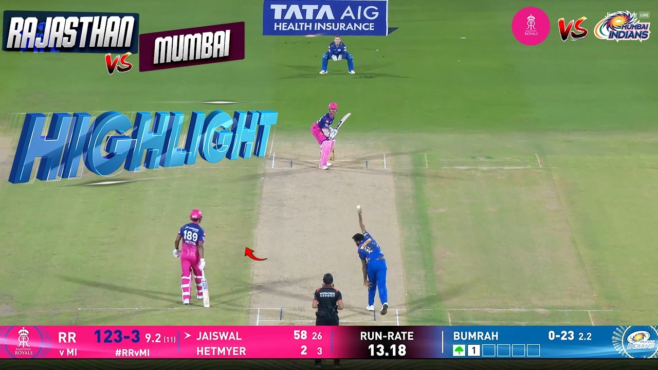 IPL 2026 : Mumbai Indians vs Rajasthan Royals Full Highlights | RR vs MI Full Highlights Video