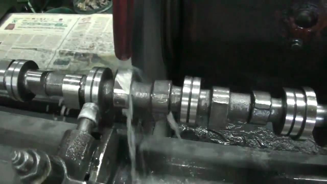 Crespo Cams Grinding a Fiat 128 8v blank cam