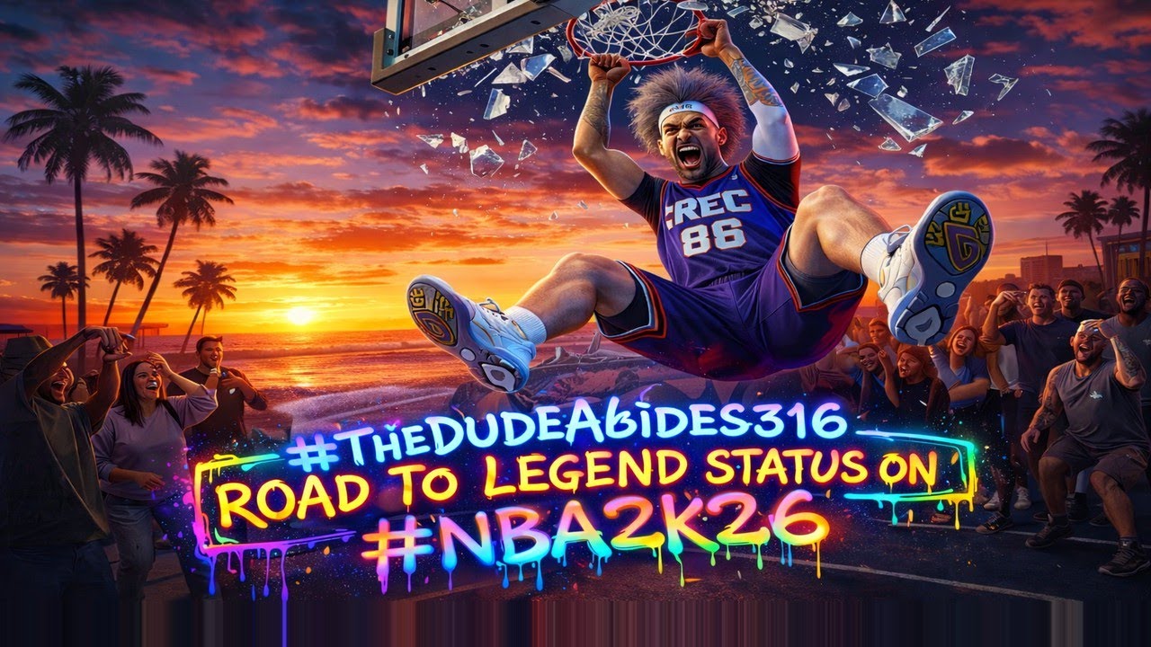 Welcome to #TheDudeAbides316 Road to Legend Status on #NBA2k26 (Portrait)