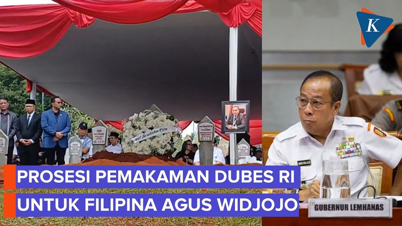 Prosesi Pemakaman Dubes RI untuk Filipina Agus Widjojo di TMP Kalibata
