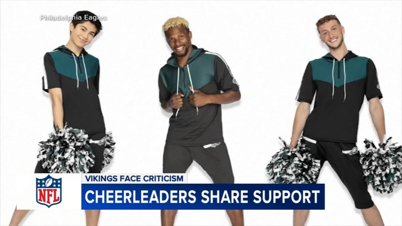 Eagles cheerleaders show support amid criticism of male peers