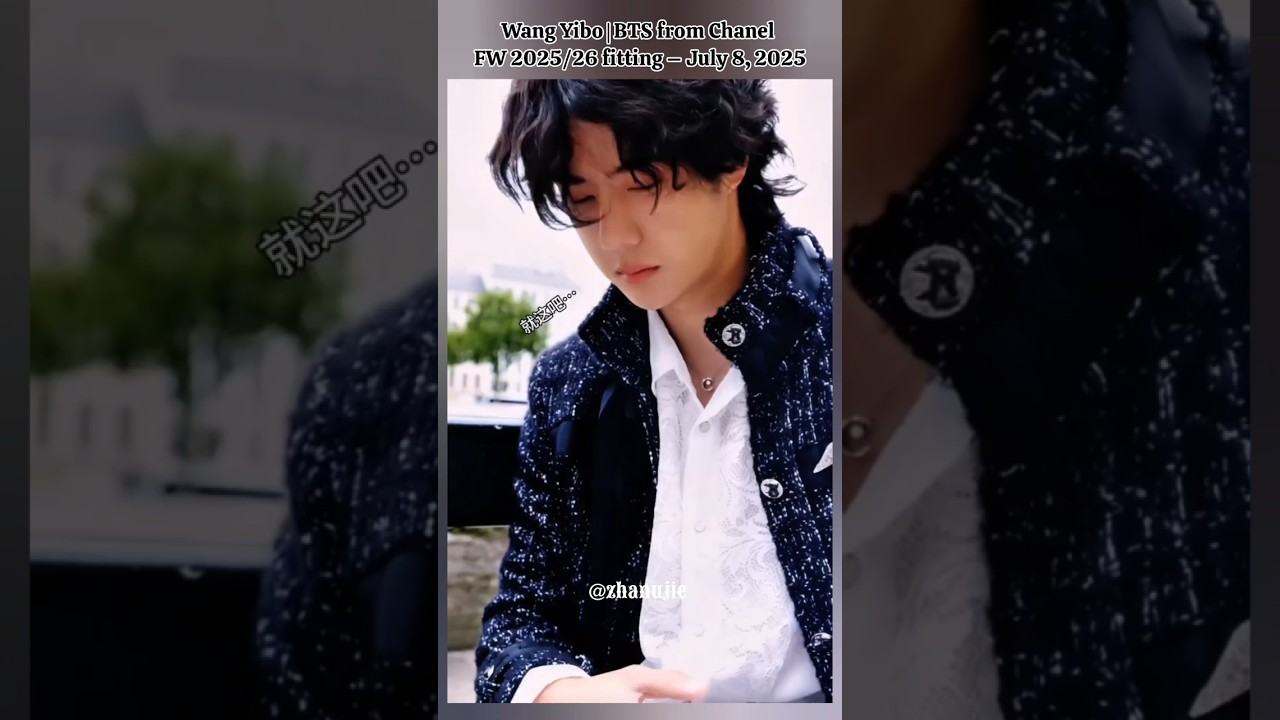 250723 - Wang Yibo, the Curly Prince | BTS Video from Chanel FW 25/26. #wangyibo #yibo #bjyx
