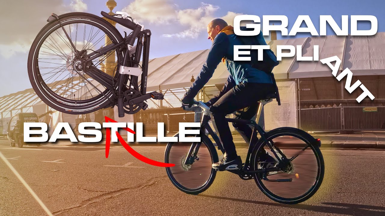 Prise en main du v&eacute;lo Bastille : un pliant aux grandes roues