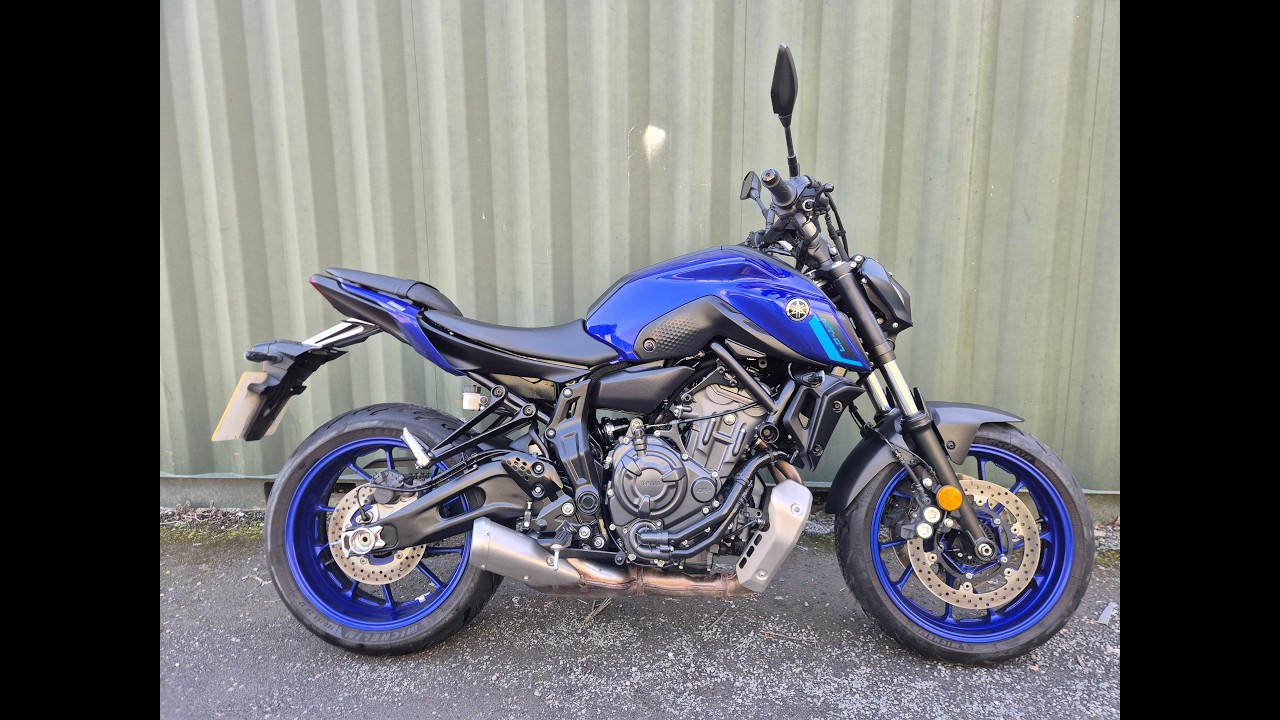 2024 Yamaha MT-07 in Icon Blue. In stock at Mototechniks.