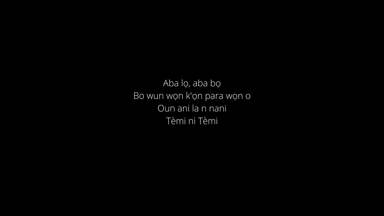 Brymo Tèmi ni Tèmi (Lyrics Video)