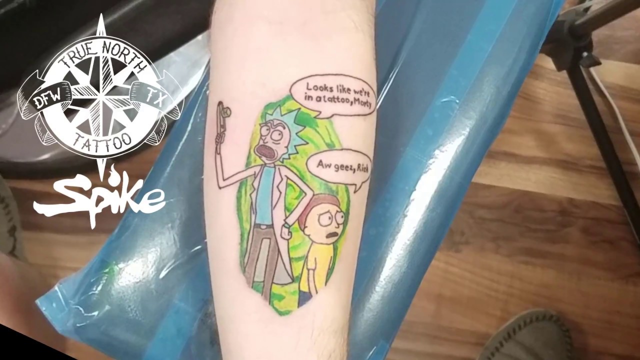 Rick & Morty Tattoo