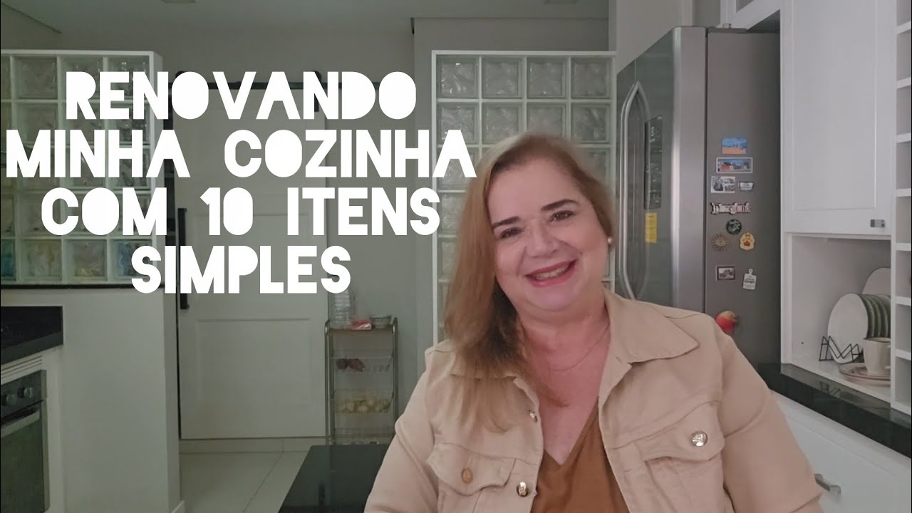 Renovação do enxoval da cozinha com 10 itens