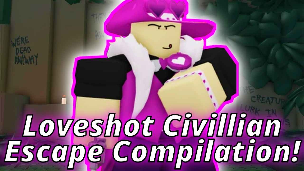 ROBLOX Die of Death: Loveshot Civilian Escape Compilation #1!