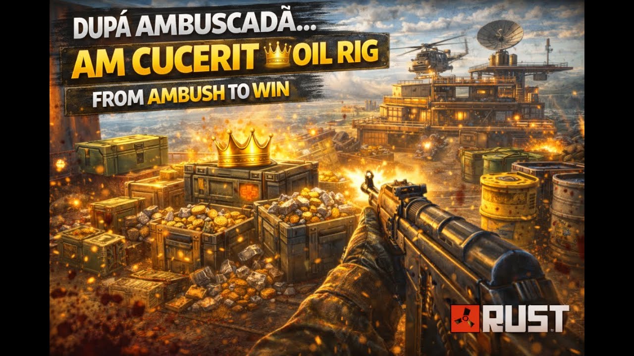 ⚔️ DE LA AMBUSCADĂ LA VICTORIE | OIL RIG RUST