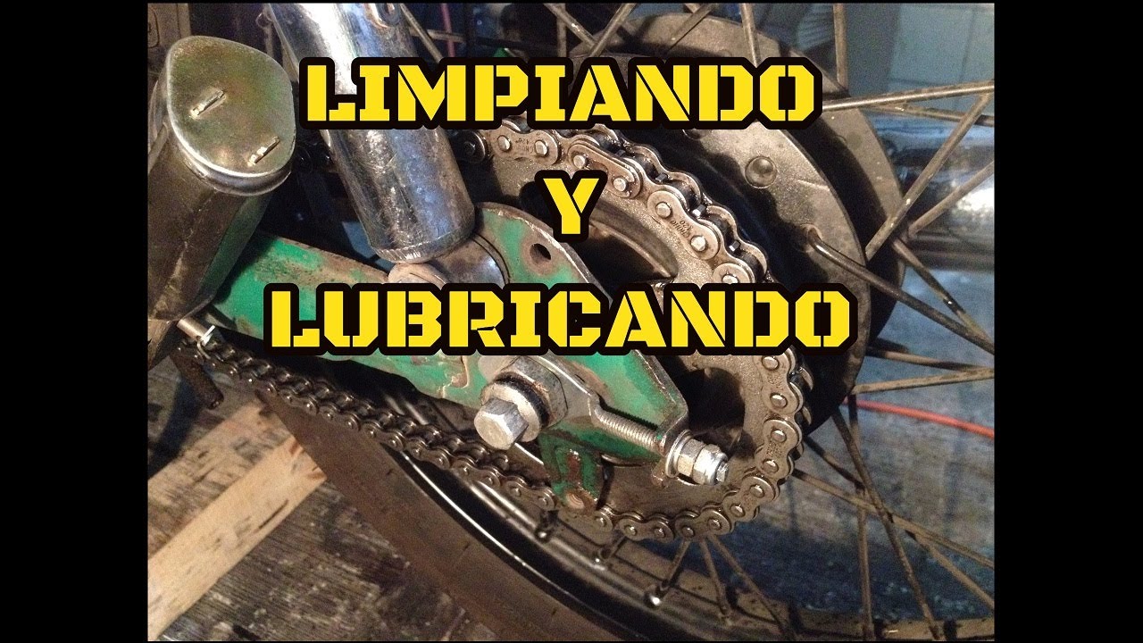 Limpieza y lubricación Cadena Honda c90 | (Cada 1000 km)