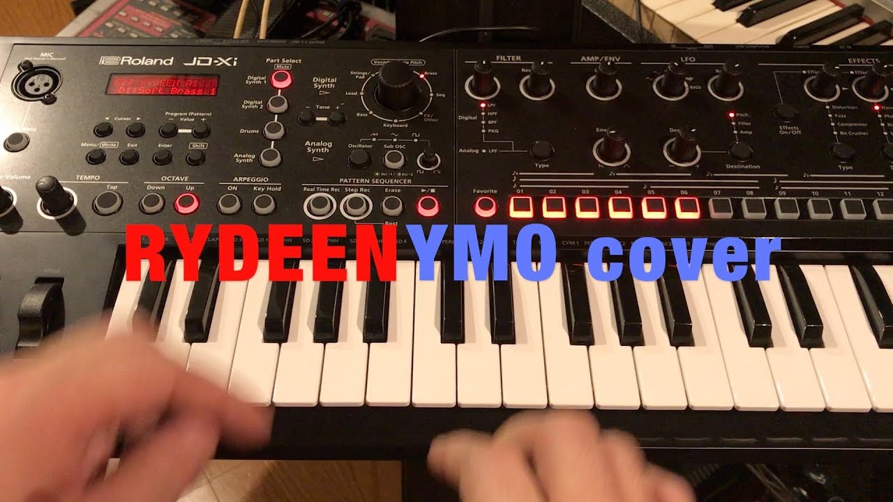 Mac Tunes010 - RYDEEN YMO cover 桜田マコト Roland JD-Xi GO:MIXER