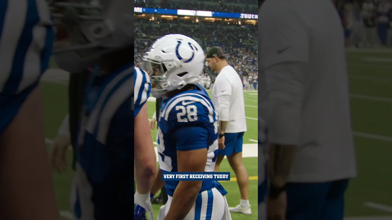 let the pads talk 🗣️ #tylerwarren #colts #nfl #indianapoliscolts