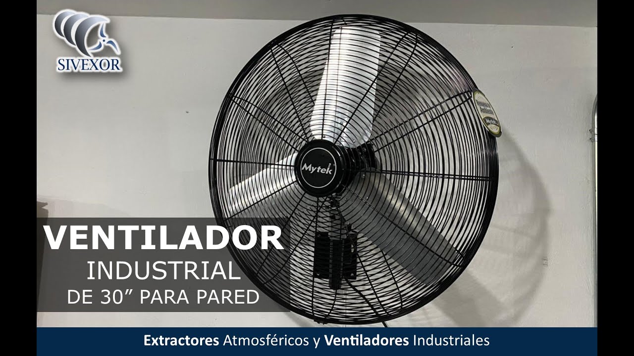 VENTILADOR INDUSTRIAL DE 30” PARA PARED 3363 DE MYTEK