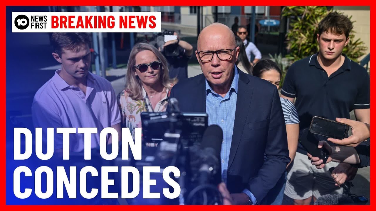 Peter Dutton Concedes Australia Election & Loses Own Seat | 10 News First