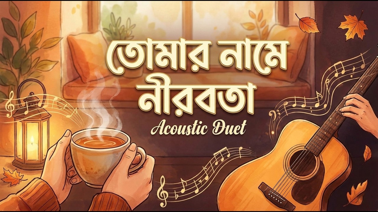 ভালোবাসার সেরা গান ২০২৬ | তোমার নামে নীরবতা | Tomar Name Nirobota | Official Lyrical Video