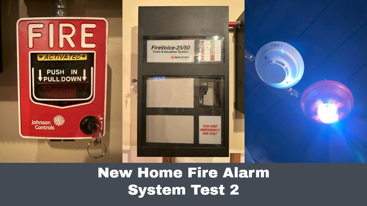 New Home Fire Alarm System Test 2 - Voice Evac