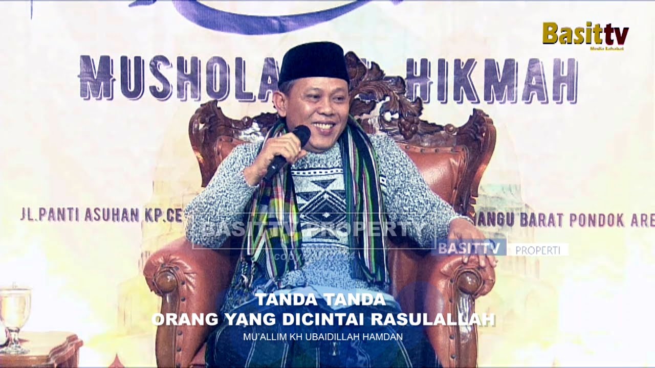 CERAMAH FULL 2024// MUALLIM KH  UBAIDILLAH HAMDAN, TANDA ORANG YG DICINTAI RASULALLAH