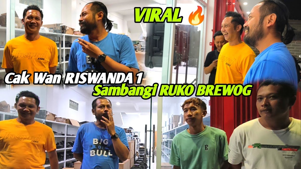Lho Lho Viral🔥Perdana Ruko BREWOG kedatangan Owner Riswanda R1 