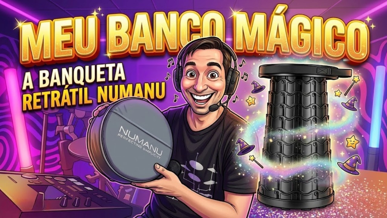 O Banco Mágico da Numanu: Retrátil, Leve e Prático!