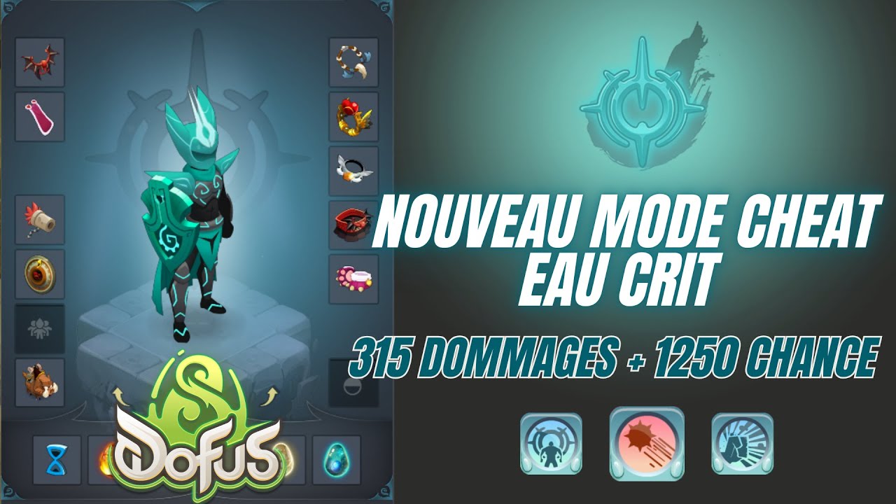 Stuff Eau crit avec  315 Do – Dégâts Monstrueux sur mon Eliotrope !