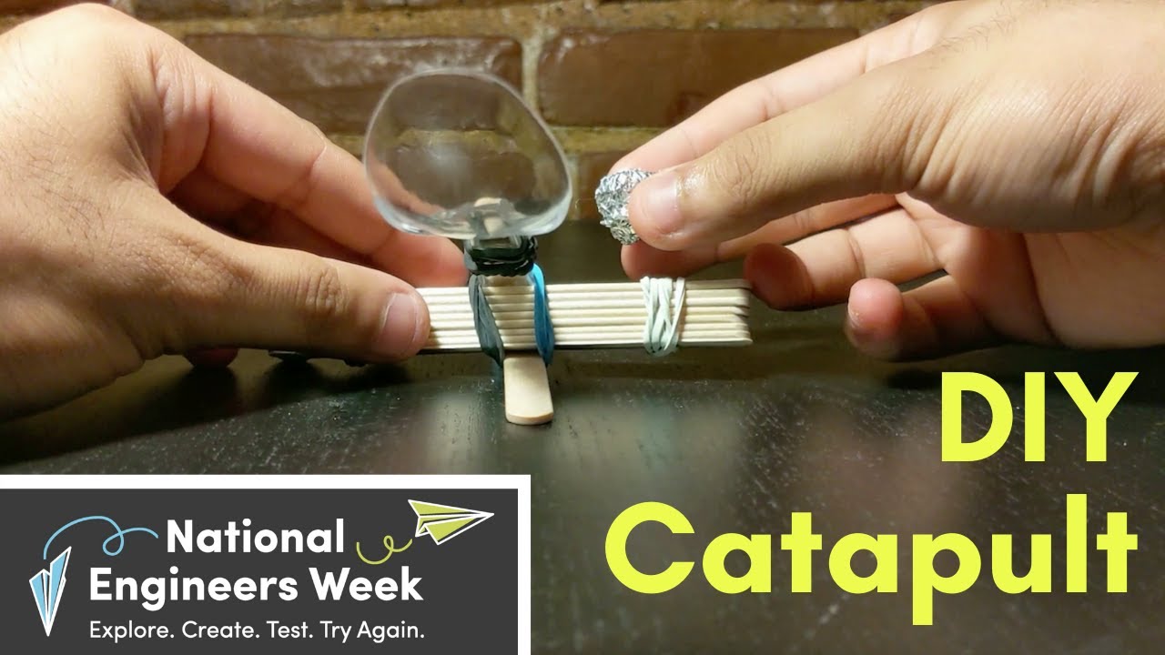 DIY Popsicle Stick Catapult — STEAM Challenge for Kids!