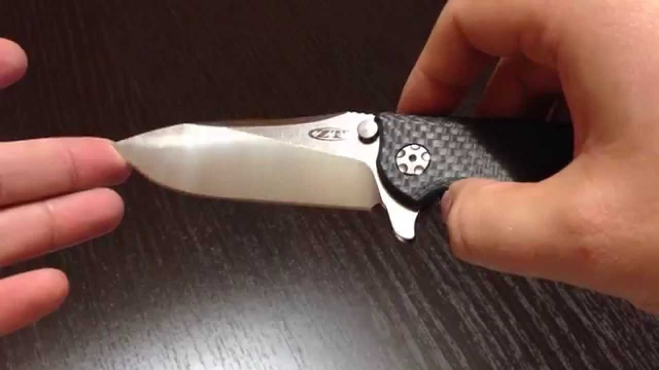 Нож Zero Tolerance 0562CF (ZT 0562CF) Hinderer Knife Carbon Fiber. Обзор.