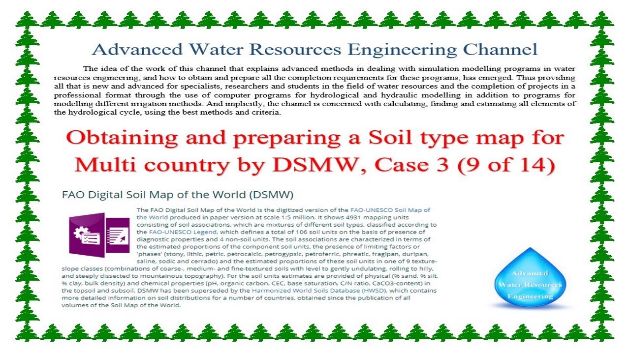 Obtaining and preparing a Soil type map for Multi country by DSMW, Case 3 9 of 14