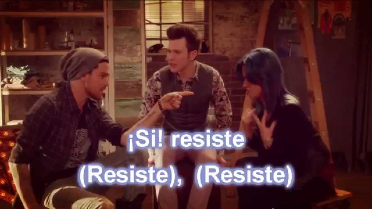 Glee - Hold On - con letra en Español