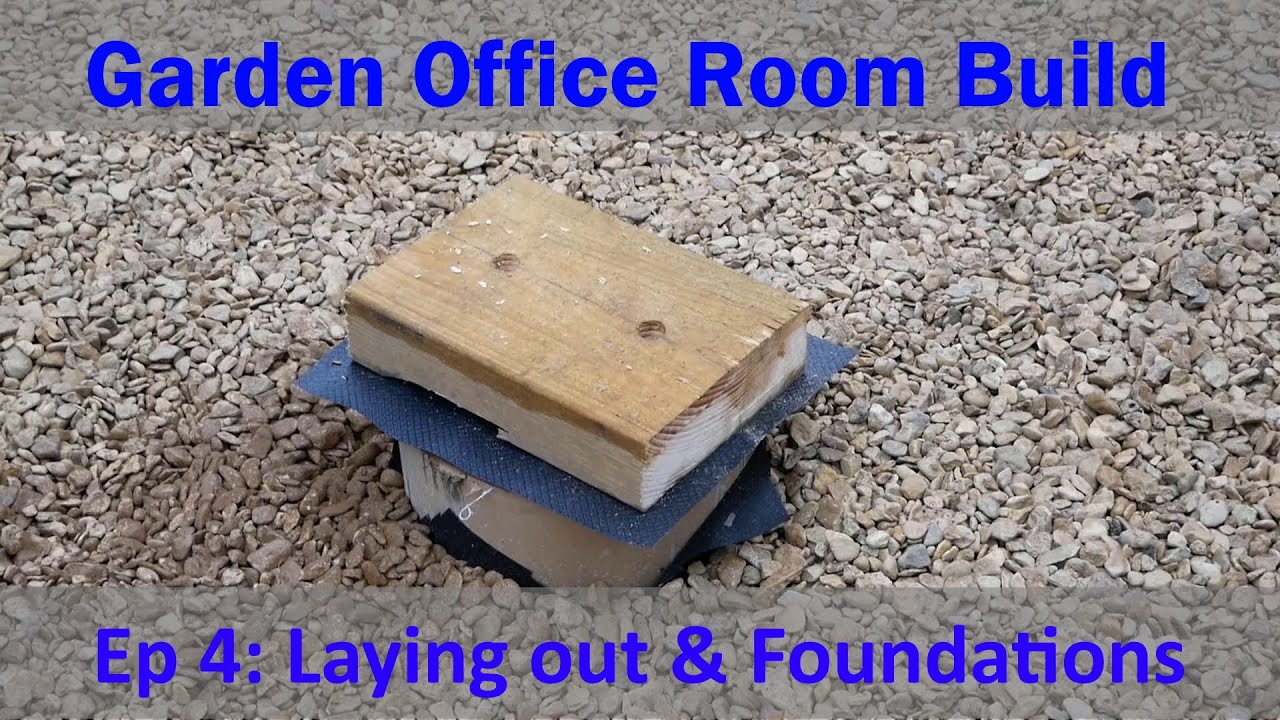 Foundations - Garden Office Room Build (Ep 4)
