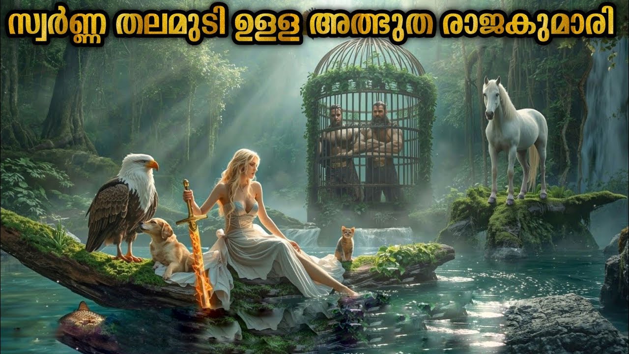 തലയിൽ സ്വർണ്ണ തലമുടിയുള്ള രാജകുമാരിയെ തേടി ഒരു സാഹസിക യാത്ര | Movie explained in malayalam | fantasy