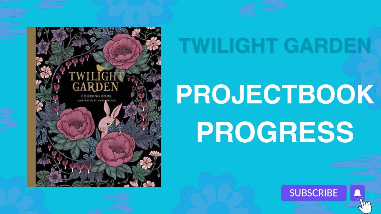 Finishing Twilight Garden in 2025?! | Coloring Book Project Update #mariatrolle #twilightgarden