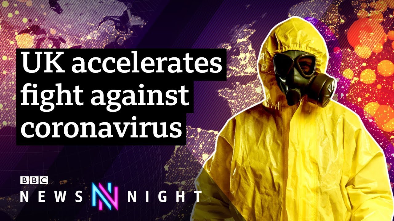 UK to ban mass gatherings to fight coronavirus - BBC Newsnight