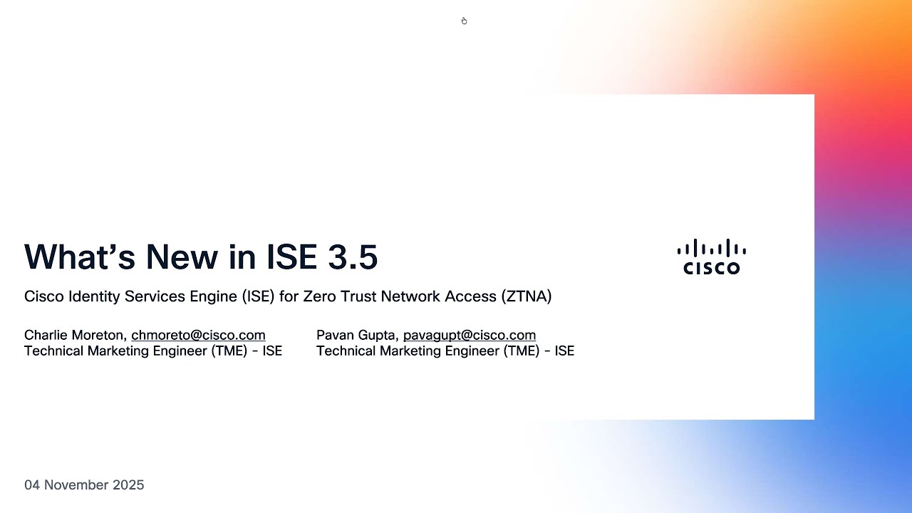 What's New in ISE 3 5