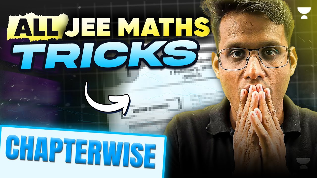 JEE Maths Complete Chapter-Wise Short Tricks By India's Fastest Solver ⚡️