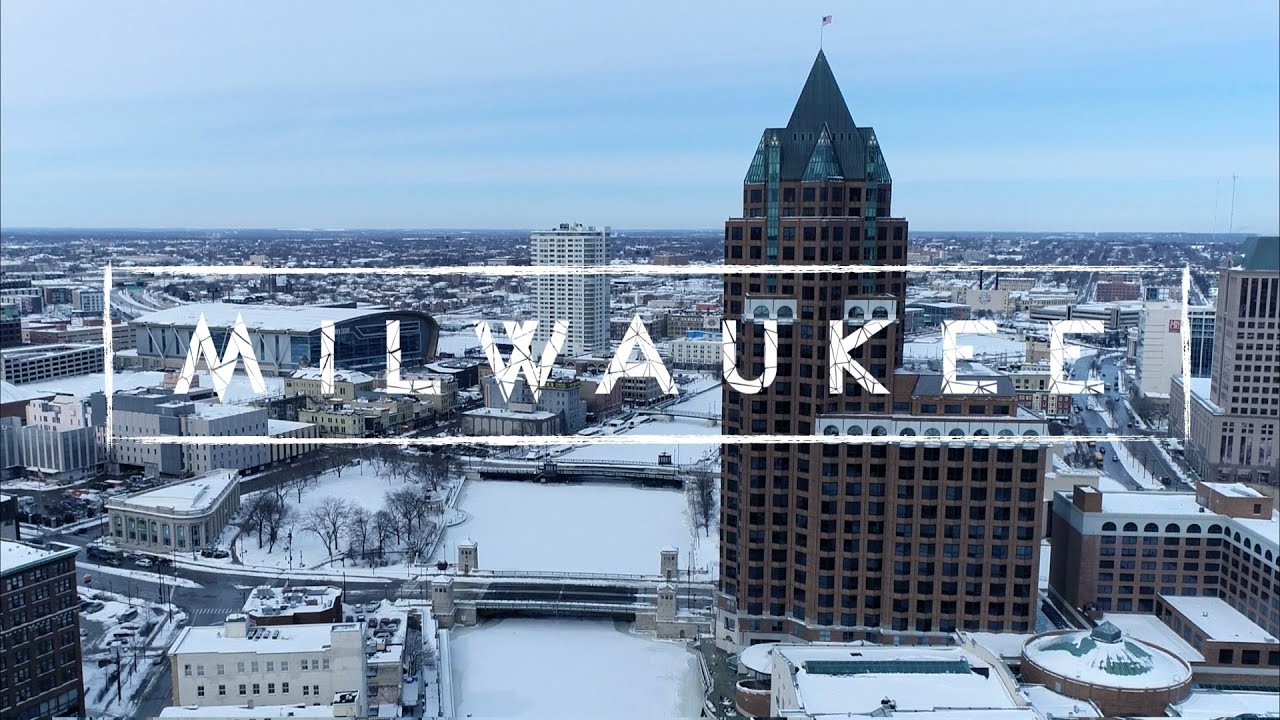 Milwaukee On Ice - 2021 Polar Vortex | 4K Drone Footage