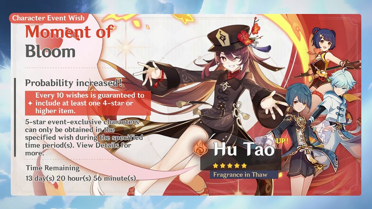 Hu Tao Banner Wishes x10 - Genshin Impact