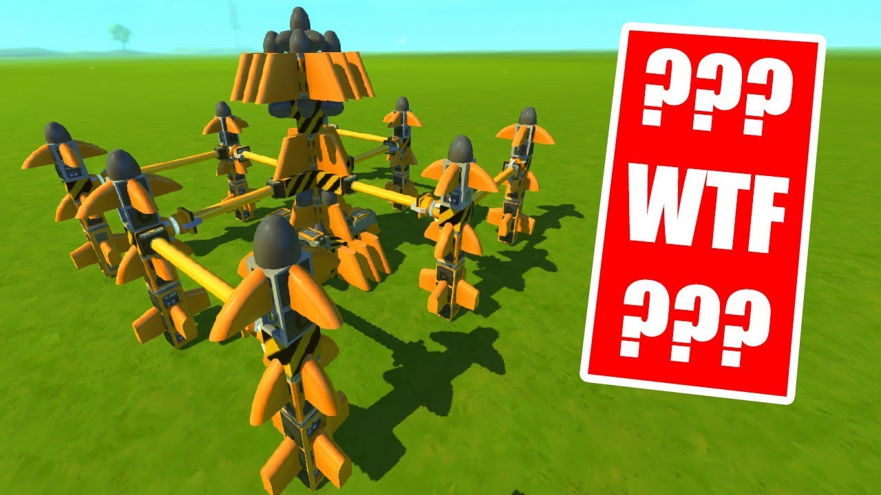 RAKIETY ROBIĄ SIĘ DZIWNE!! - SCRAP MECHANIC