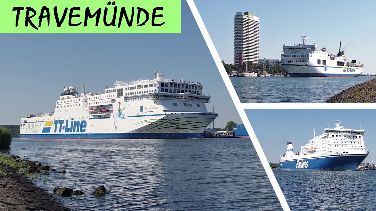 FÄHREN in TRAVEMÜNDE am 26. Juni 2024 - NILS HOLGERSSON, MARCO POLO, FINNSWAN