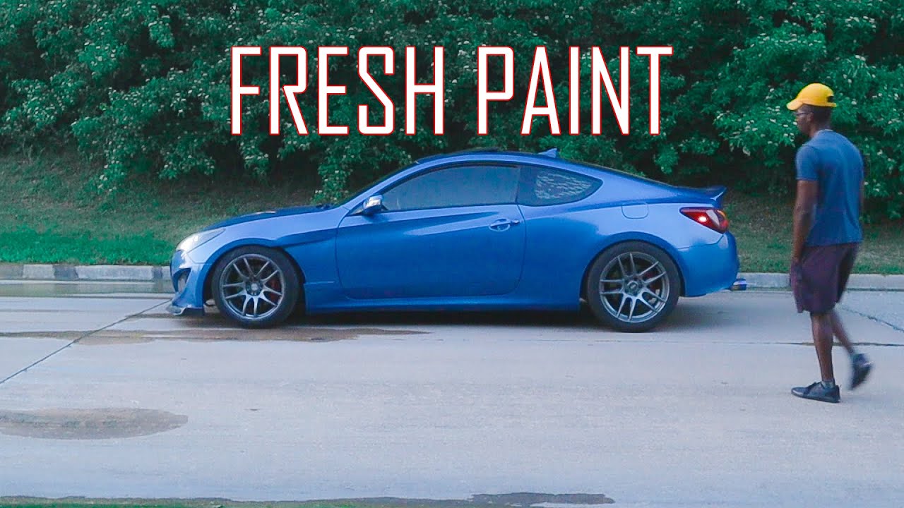 I PAINTED MY GENESIS COUPE