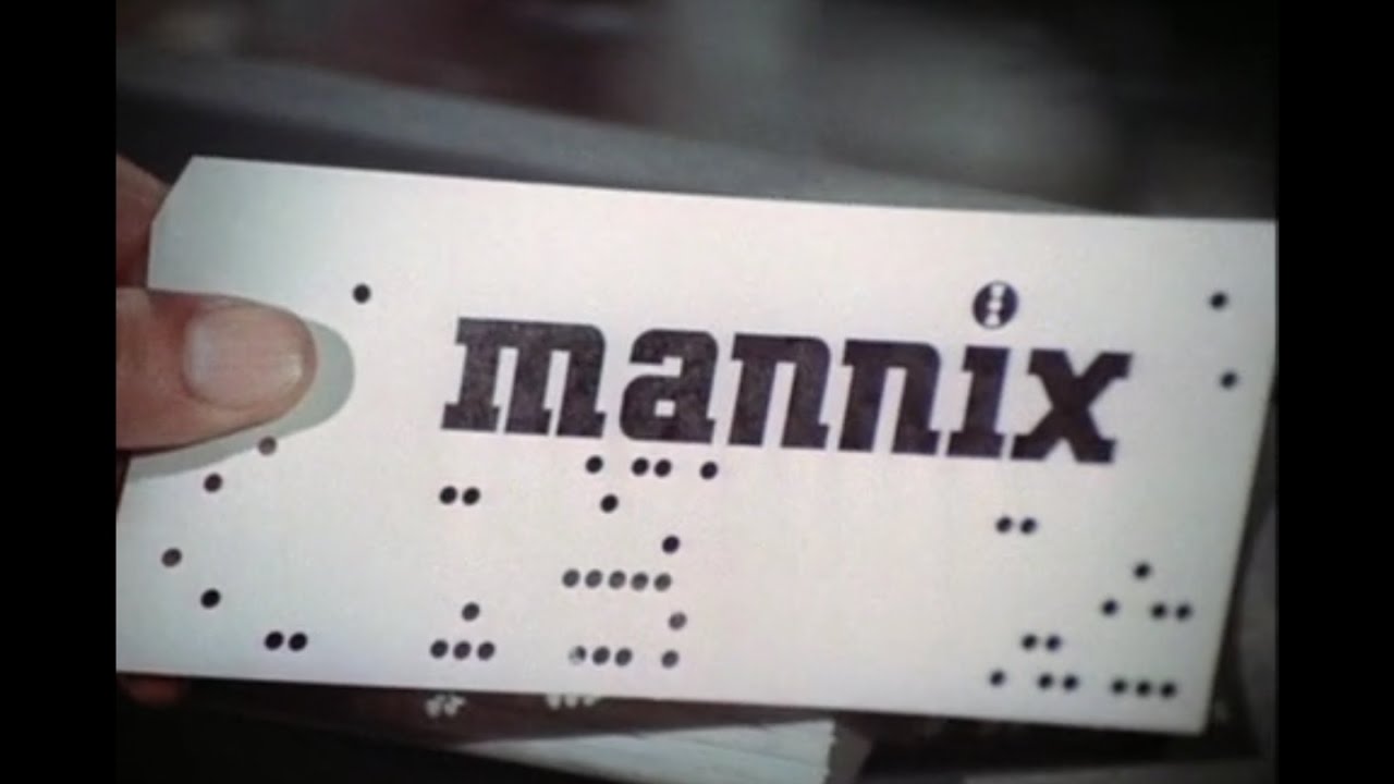 Mannix Season 1 Opening and Closing Credits and Theme Song
